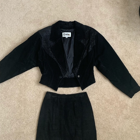 Chia genuine Suede & Leather vintage jacket! - Picture 2 of 7